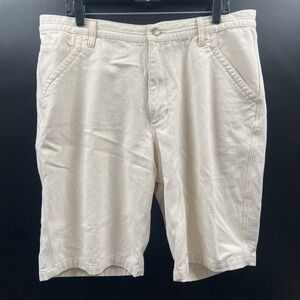 Patagonia Shorts Mens 38 Beige Organic Cotton Hemp Chino Casual Summer‎ Outdoor